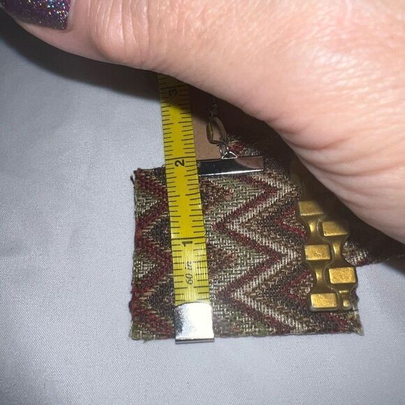 Ruby Lee Handmade Fabric Earrings - Picture 6 of 7